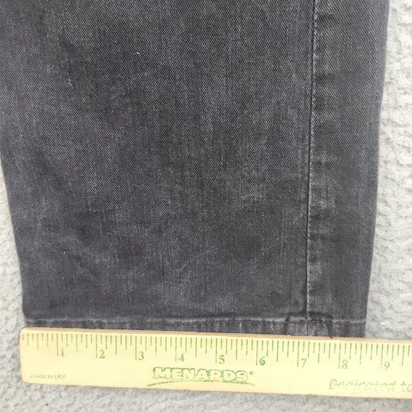 Joe’s Jeans The Rocker Womens Sz 29 Desmond Black Wash Slim Boot Flare Low Rise - Picture 5 of 12